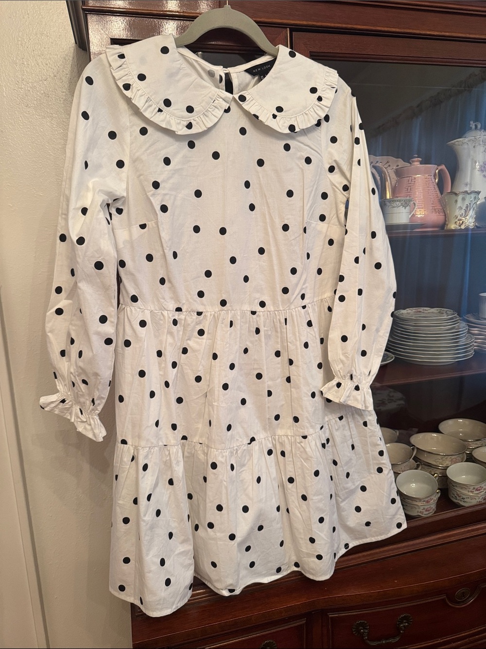ASOS New Look Poplin Mini Dress With Collar